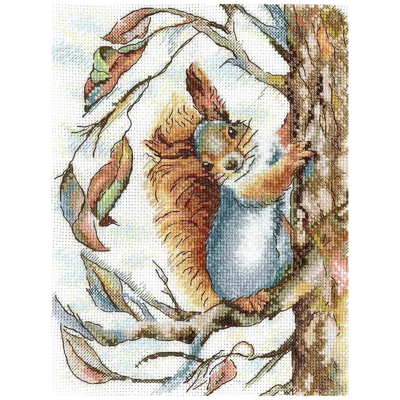 Cross-stitch kit "Squirrel" SANB-20