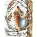 Cross-stitch kit "Squirrel" SANB-20