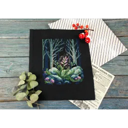 Siuvinėjimo kryželiu rinkinys "Fern bloomed" SM-662