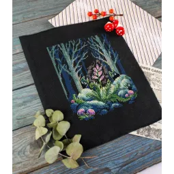 Siuvinėjimo kryželiu rinkinys "Fern bloomed" SM-662