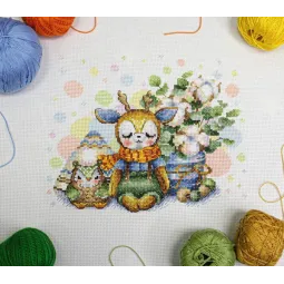 Cross-stitch kit "Favorite toy" SNV-834