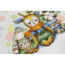 Cross-stitch kit "Favorite toy" SNV-834