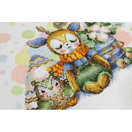 Cross-stitch kit "Favorite toy" SNV-834