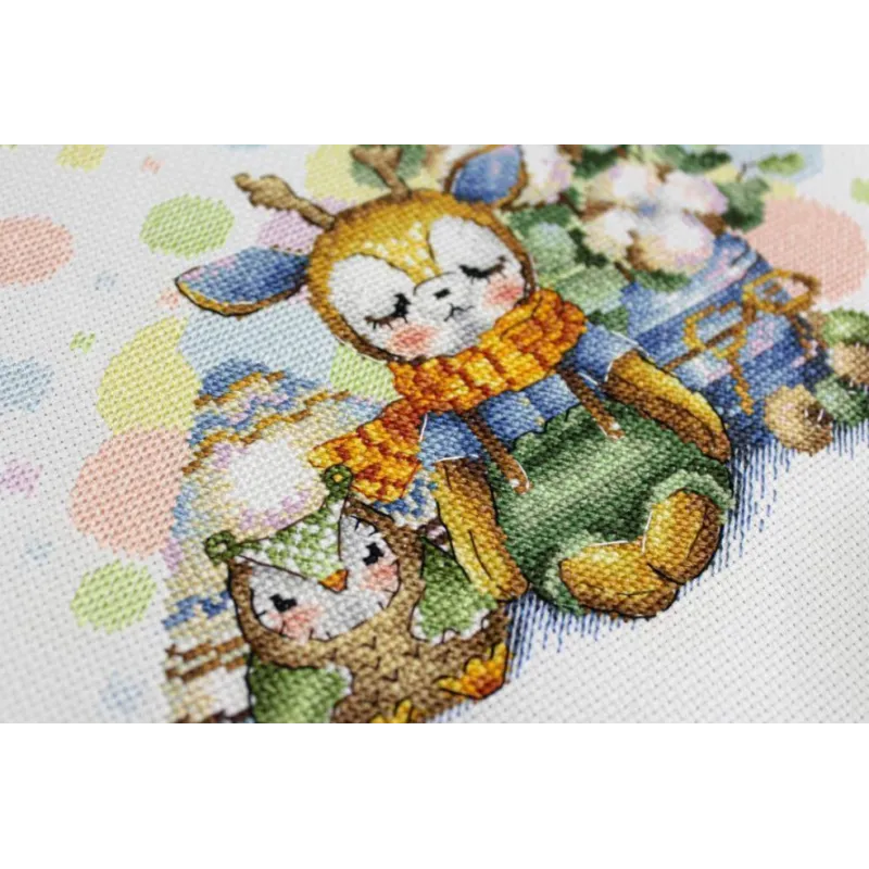 Cross-stitch kit "Favorite toy" SNV-834