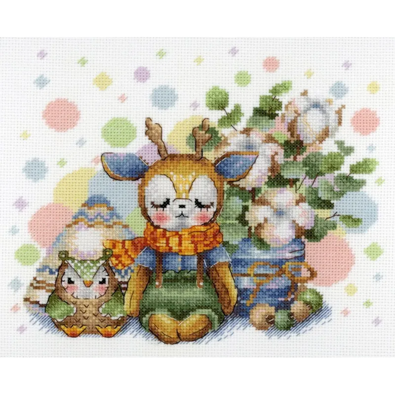 Cross-stitch kit "Favorite toy" SNV-834