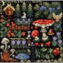 Cross-stitch kit "Sampler. Mysterious forest" SNV-889