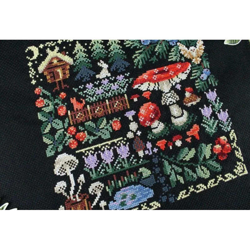 Cross-stitch kit "Sampler. Mysterious forest" SNV-889