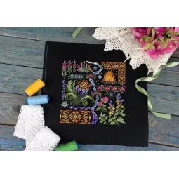 Kryželio siuvinėjimo rinkinys "Sampler. Naktis" SNV-890