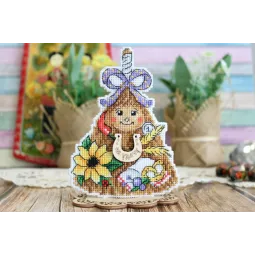 Набор для вышивания крестиком "Веник-амулет" SR-909