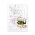 Kit de point de croix sur toile hydrosoluble "Magie forestière" SV-813