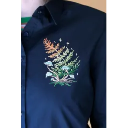 Water-soluble canvas cross-stitch kit "Forest magic" SV-813