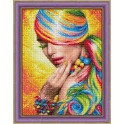 Deimantų paveikslėlio rinkinys "Bright Fashion" 30*40 cm AM1837
