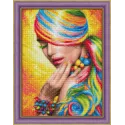 Diamond painting kit "Bright Fashion" 30*40 cm AM1837