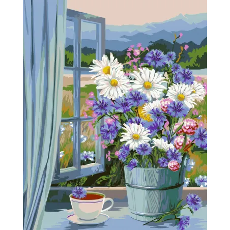 Tapymas pagal skaičius rinkinys Altajaus puokštė 40x50 cm B096 0125