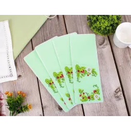 Kreuzstich-Set für Servierbesteck. Beerenstimmung. 4-teilig ST-1028