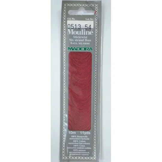 Medvilniniai siuvinėjimo siūlai, 10m M017/0513