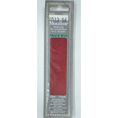 Medvilniniai siuvinėjimo siūlai, 10m M017/0513
