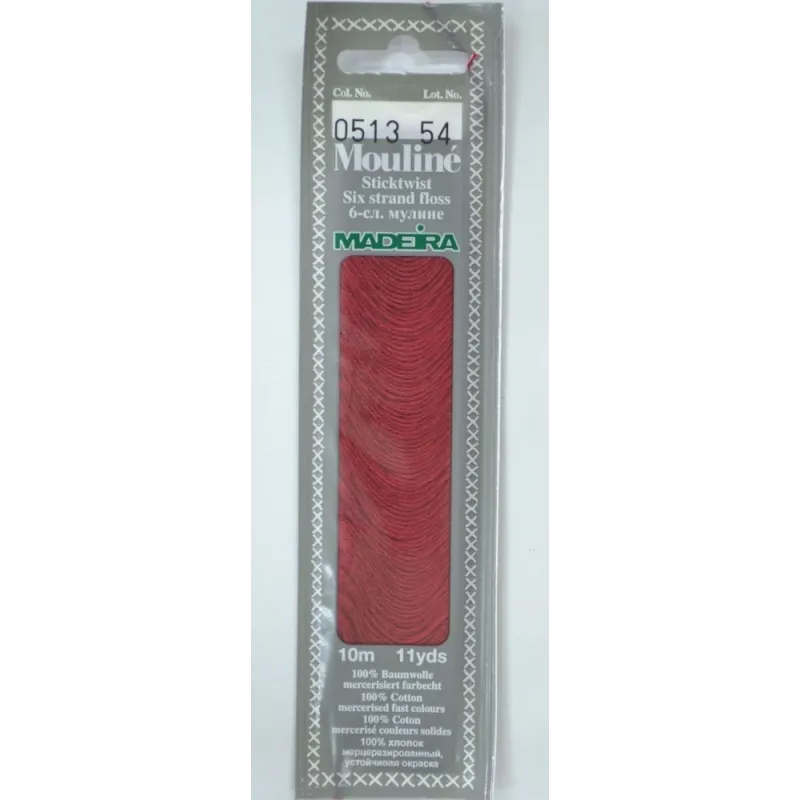 Medvilniniai siuvinėjimo siūlai, 10m M017/0513