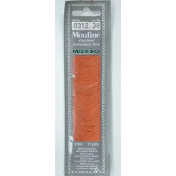 Medvilniniai siuvinėjimo siūlai, 10m M017/0312