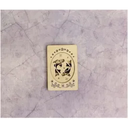 Wooden needle case "Pisces" OR-228