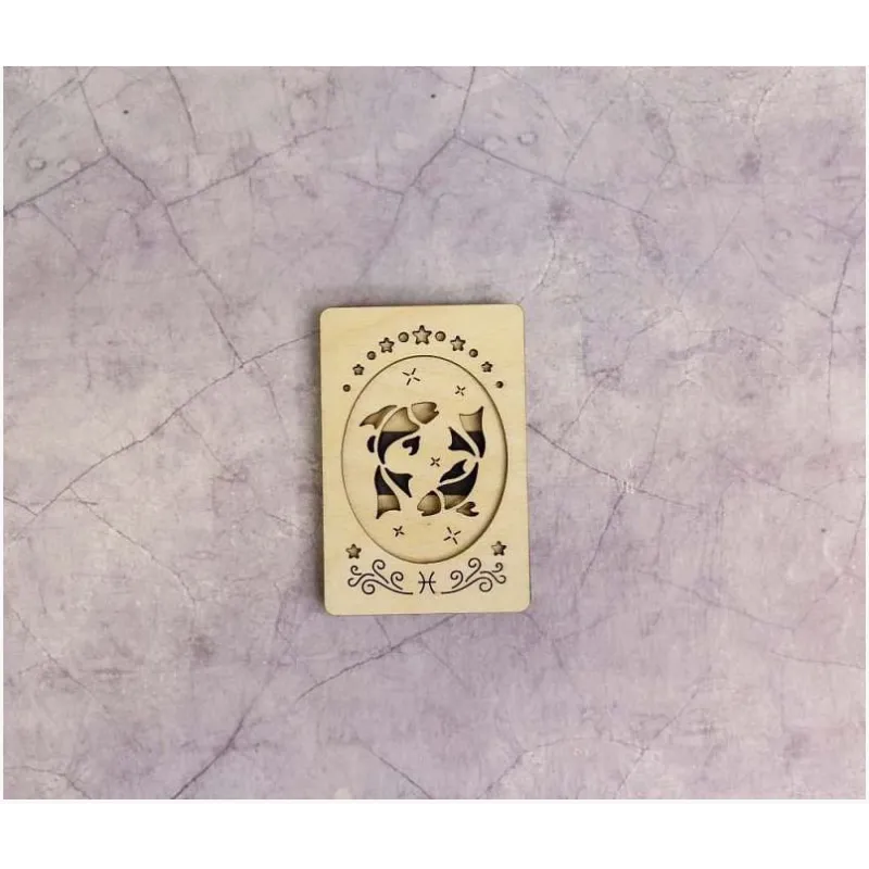 Wooden needle case "Pisces" OR-228