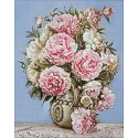 (C) (Arrêt) Pivoines Puff 48*38 cm WD001