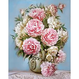 (C) (Discontinued) Puff Peonies 48*38 cm WD001