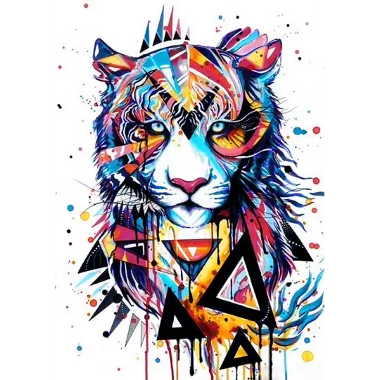 (Discontinué C) Magic Tiger 27 х 38 cm WD218