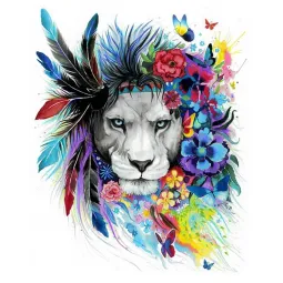 (Nutrauktas C) Gėlės vizija 38 х 48 cm WD219