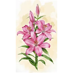 (Nutraukta C) Lelijos 40*70 cm WD2582