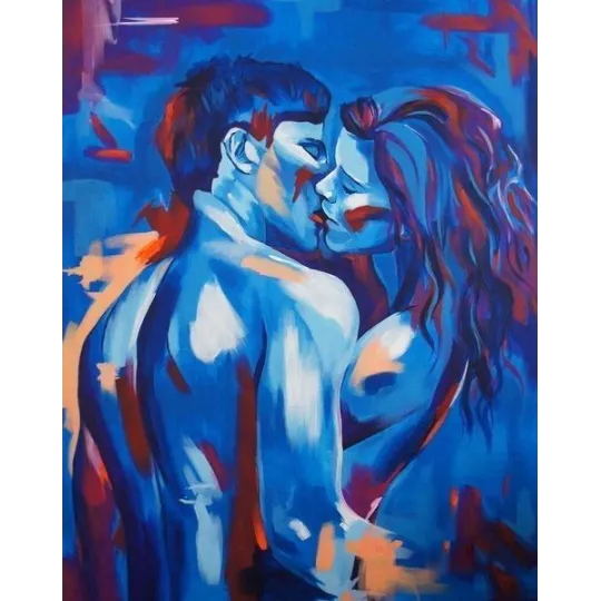 VENTE (arrêt) Ice and Flame 48*38 cm WD2313