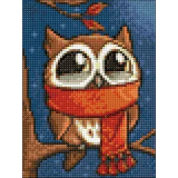 (Auslaufmodell) Eule mit Schal 15*20 cm WD2363