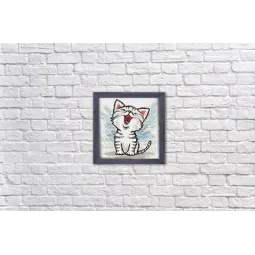 (Abandonné) Chatons Miaou 20*20 cm WD2369