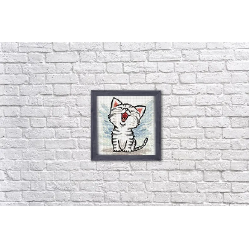 (Eingestellt) Kitten Meow 20*20 cm WD2369