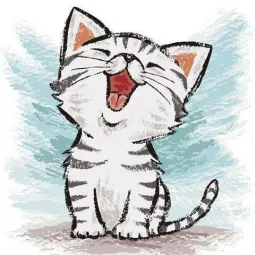 (Abandonné) Chatons Miaou 20*20 cm WD2369