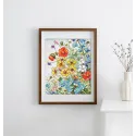 Cross-stitch kit "Wildflowers" 21x18cm SLETIL8091