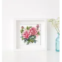 Fleur rose 22x23cm SLETIL8093