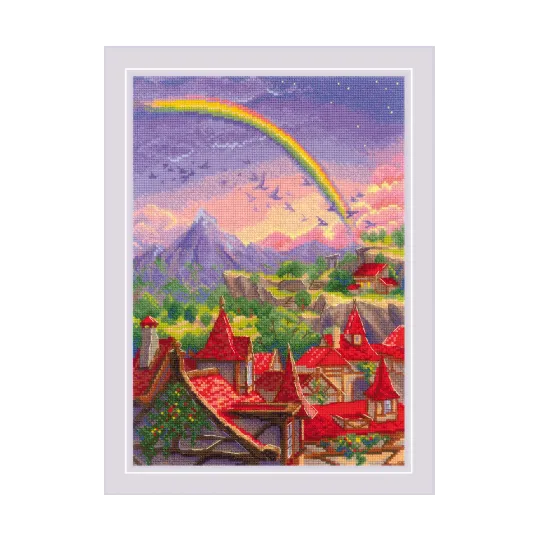 Kit de point de croix compté "West Wind" 21x30 SR2177