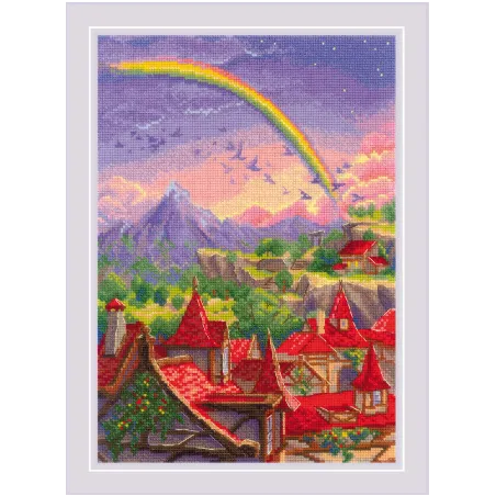 Kit de point de croix compté "West Wind" 21x30 SR2177