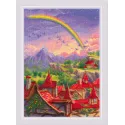 Kit de point de croix compté "West Wind" 21x30 SR2177