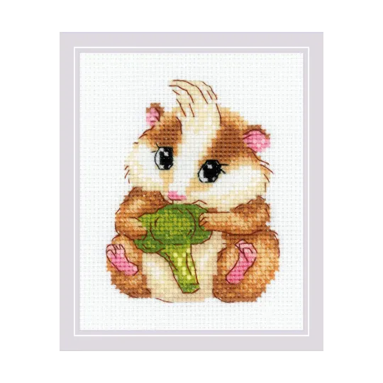 Cross stitch kit "Cute Hamster" 13x16 SR2185