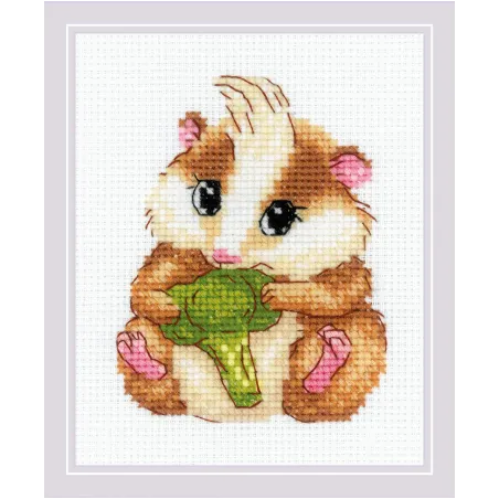 Kreuzstichset „Süßer Hamster“ 13x16 SR2185