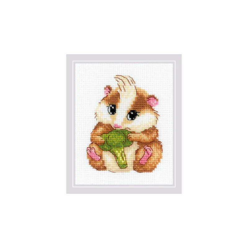 Cross stitch kit "Cute Hamster" 13x16 SR2185