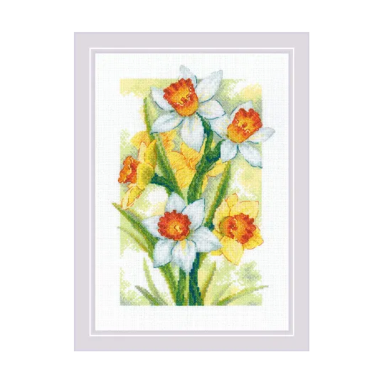 Cross stitch kit "Spring Glow. Daffodils" 21x30 SR2189