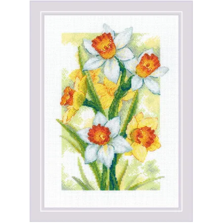 Cross stitch kit "Spring Glow. Daffodils" 21x30 SR2189