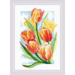 Kreuzstich-Set "Frühlingsglühen. Tulpen" 21x30 SR2191