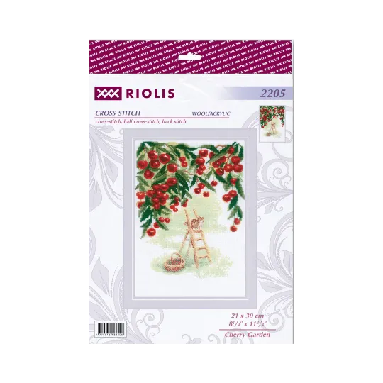 Cross stitch kit "Cherry Garden" 21x30 SR2205