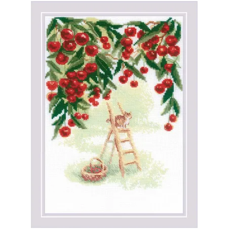 Cross stitch kit "Cherry Garden" 21x30 SR2205