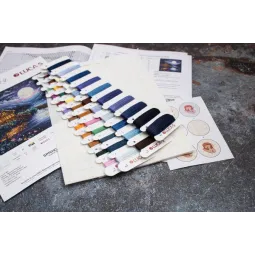 Kreuzstich-Set "Frühlingsnacht" 24x24cm SB701