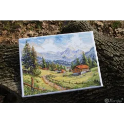 Набор для вышивания крестиком "Долина Шамони" 30x39,5 SK244